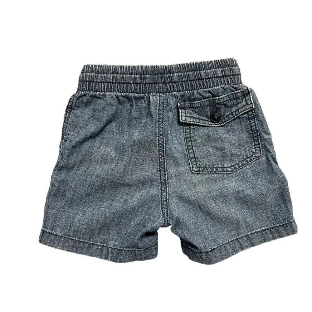 Baby Gap 18-24m Chambray Pull On Shorts